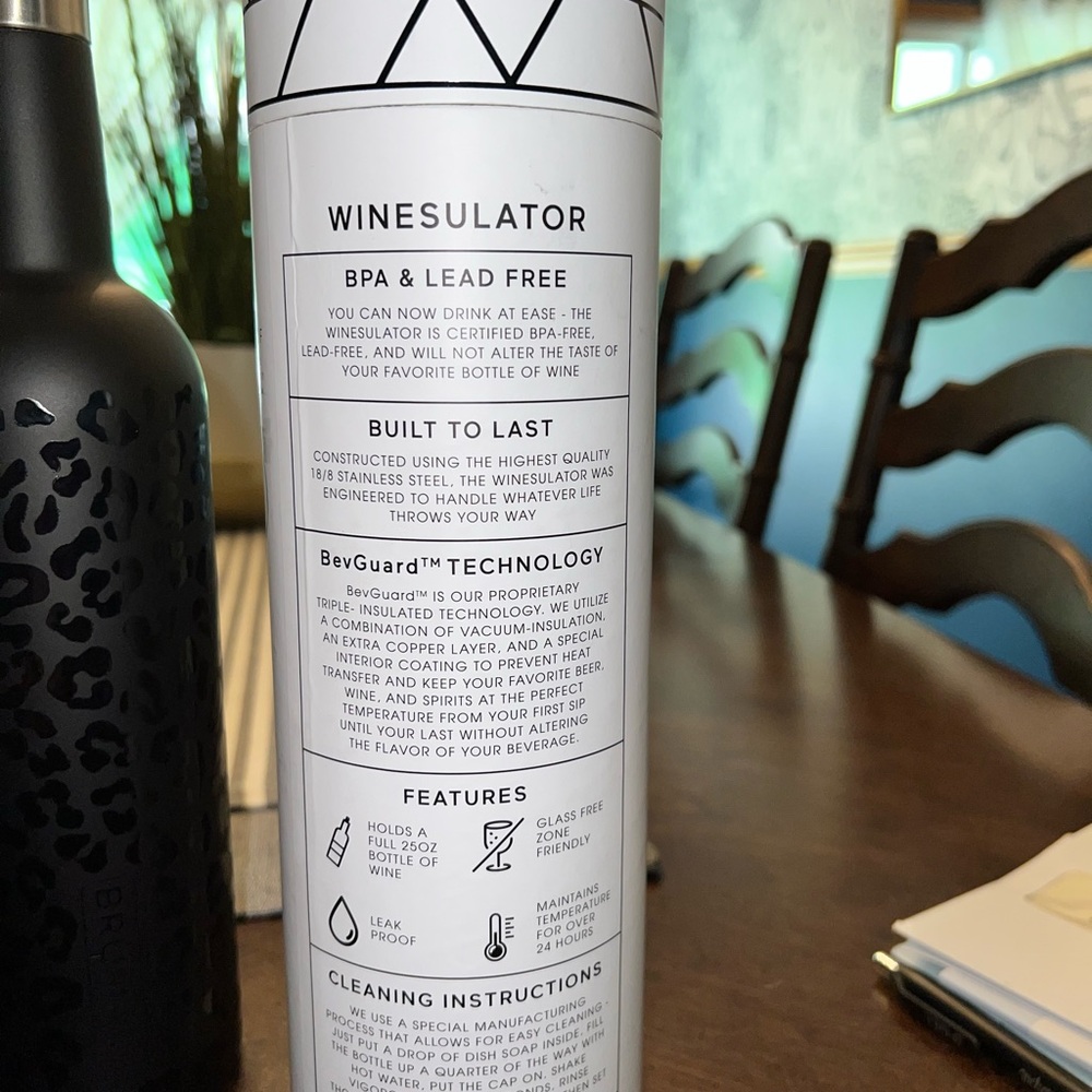 BRUMATE Onyx Leopard Winesulator #4B - Picture 5 of 5